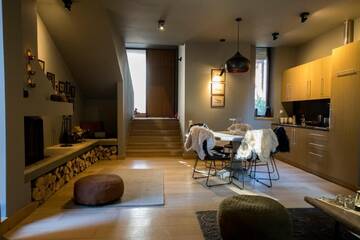 Фото номера Luxury Two-Bedroom Chalet with Fireplace Виллы Borovets Chalets г. Боровец 8