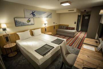 Фото номера Улучшенный двухместный номер с видом на парк Отель Rila Hotel Borovets г. Боровец 3