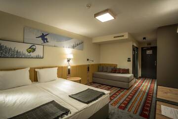 Фото номера Улучшенный двухместный номер с видом на парк Отель Rila Hotel Borovets г. Боровец 6