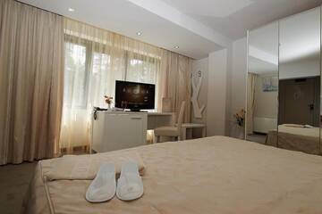Фото номера Двухместный номер с 1 кроватью Отель Hotel Festa Chamkoria г. Боровец 19